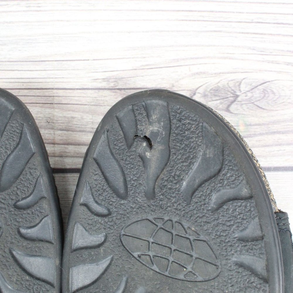 ECCO Cosmo Black Leather Cork Sling Back Comfort Sandals Size 39 / 8 - Picture 10 of 10